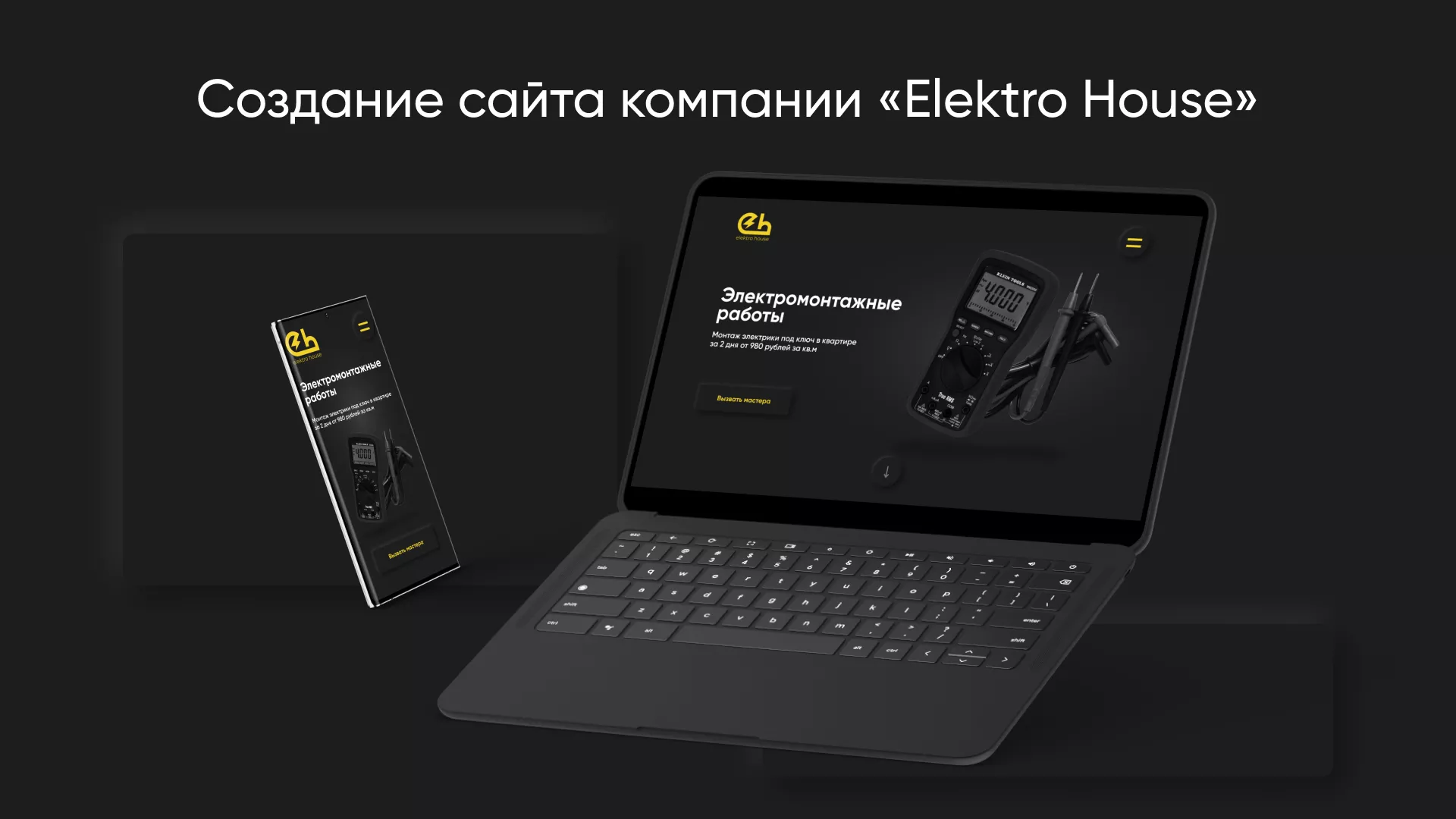 Создание сайта компании «Elektro House» в Чистополе