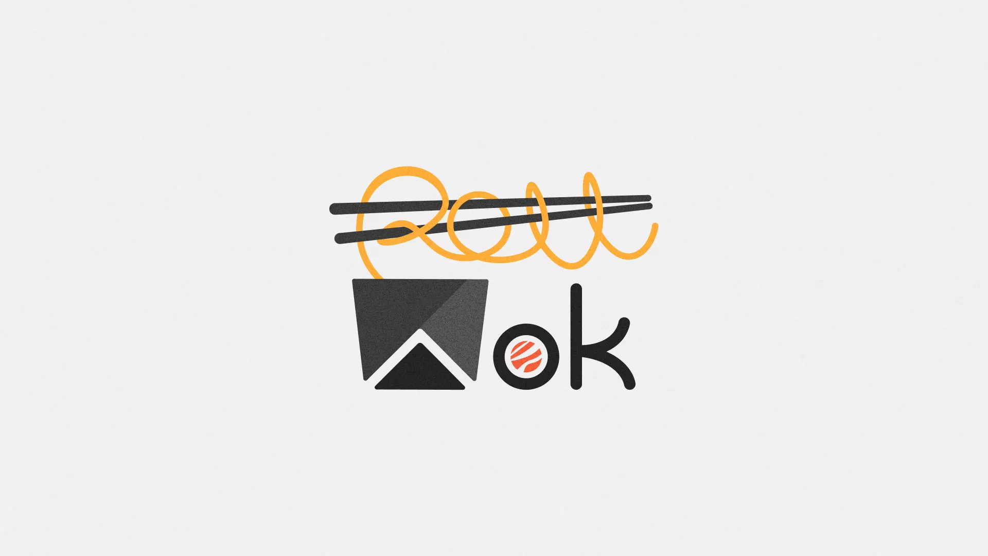 Разработка логотипа в Чистополе для суши-бара «Roll Wok Club» Разработка логотипа в Чистополе для суши-бара «Roll Wok Club»